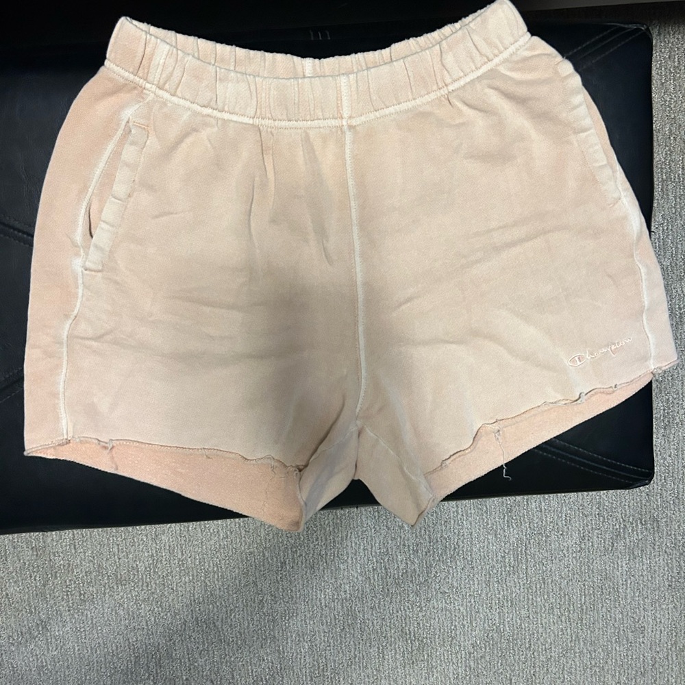 Champion Women's Cream Athletic Shorts